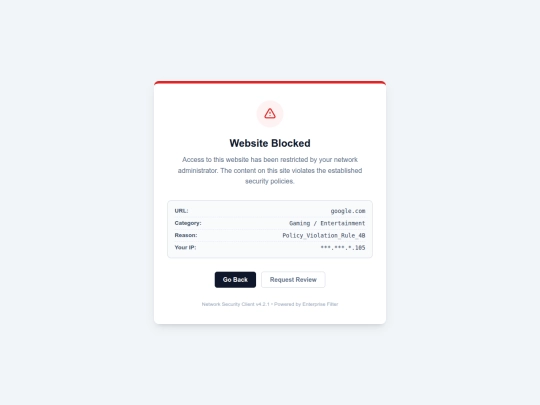 ContentFilter screenshot