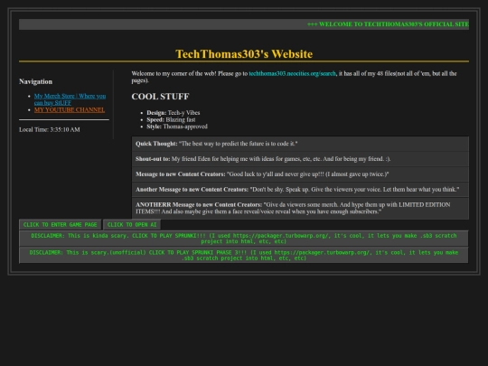 index screenshot