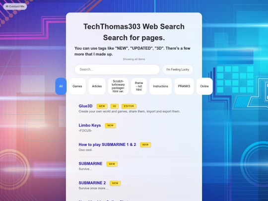 search screenshot