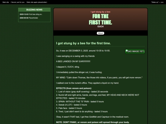 the-bee-incident screenshot
