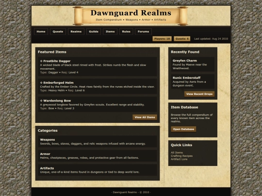 dawnguard/items screenshot