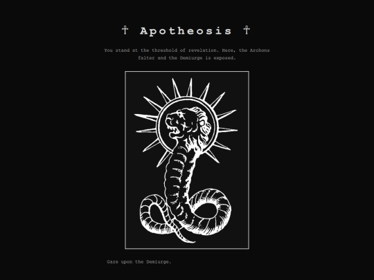 gnostisis/apotheosis screenshot