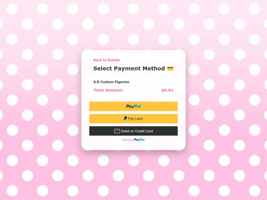 web/pay screenshot