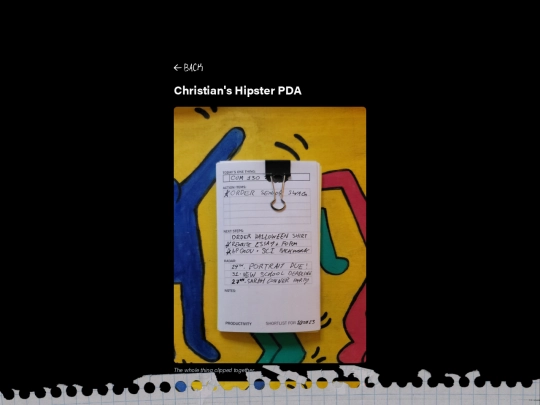 more/hipsterPDA screenshot