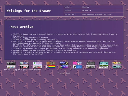 pages/archive screenshot