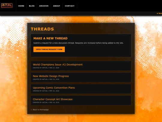 blog screenshot