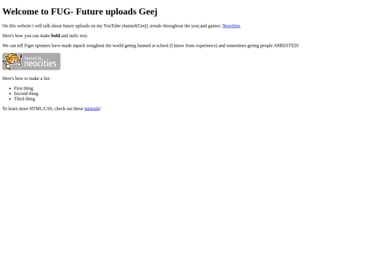 index screenshot