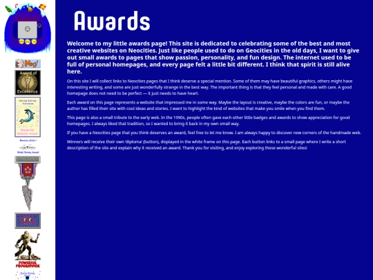 Awards/awards screenshot