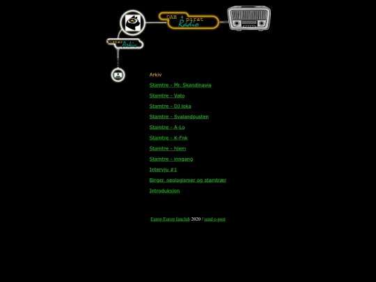DAB + privat radio/arkiv screenshot