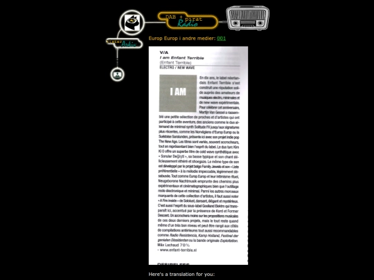 DAB + privat radio/media screenshot
