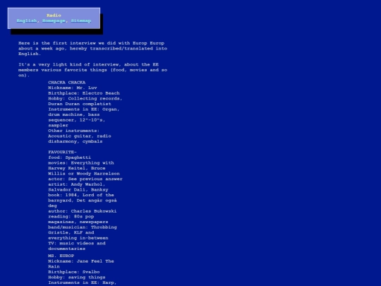 England/Radio/interview001 screenshot