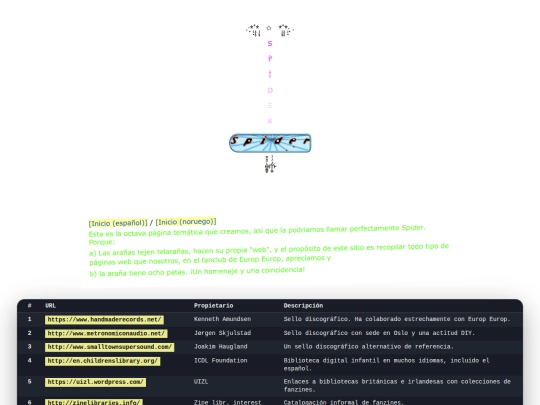 Spanish/spanish_spider screenshot