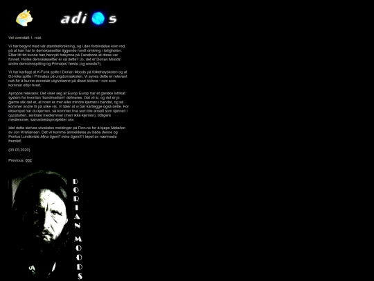 adios/mai2020 screenshot