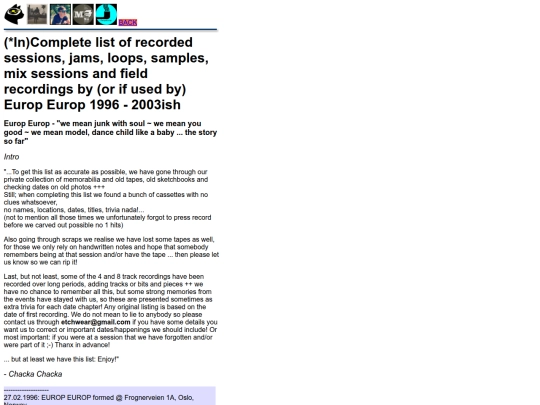 diskografi/mer001 screenshot