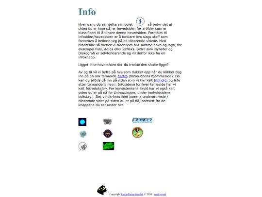 info screenshot