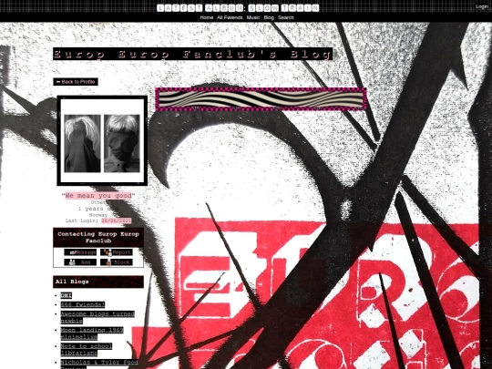 myspace/blogs/dni-copy screenshot