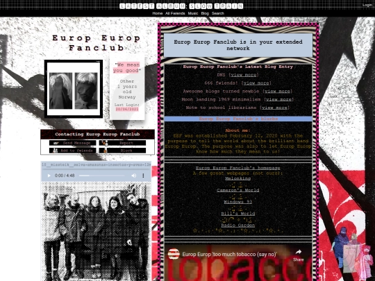 myspace/mrsbacup screenshot