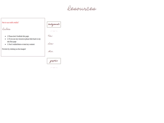 resources screenshot