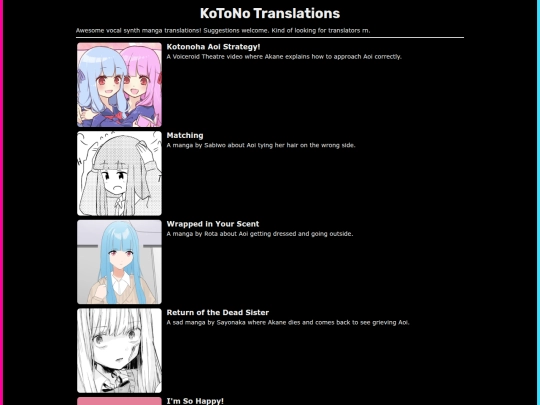 index screenshot