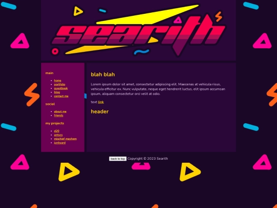 defaultpage screenshot