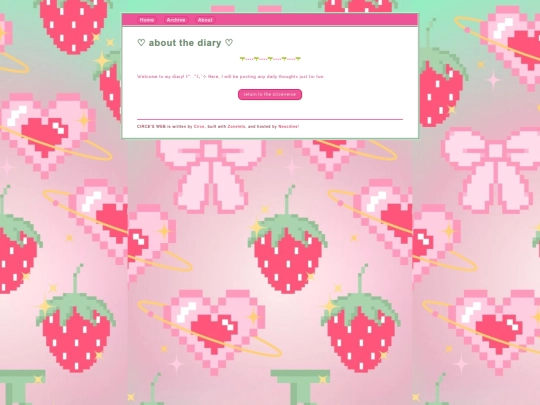 diary/about screenshot