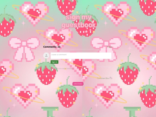guestbook screenshot