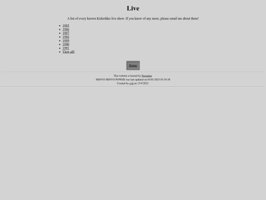 live screenshot