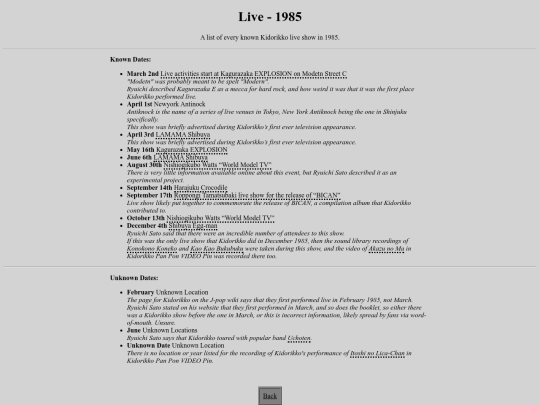 live/85 screenshot