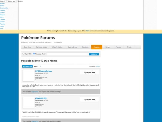 archive/www.tv.com/shows/pokemon/forums/possible-movie-12-dub-name-515-1316109/index5fce screenshot