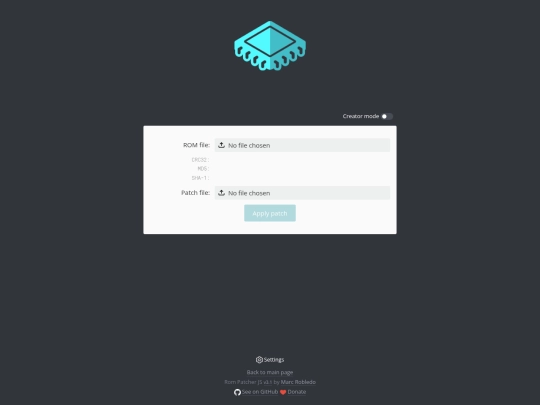 patcher screenshot