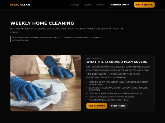 cleaning screenshot