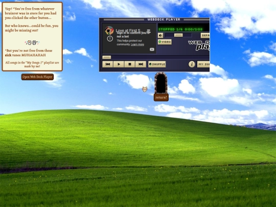 blue screenshot