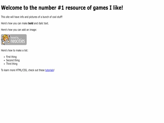 index screenshot