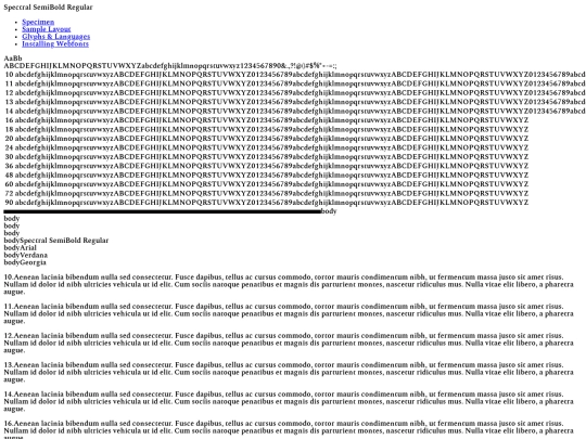 Spectral/spectral-semibold-demo screenshot