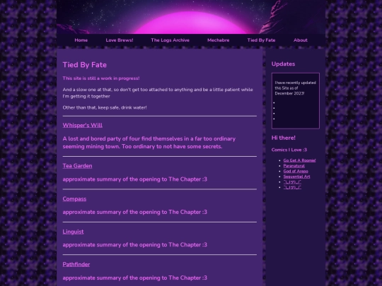 Tied-By-Fate/Prologue screenshot