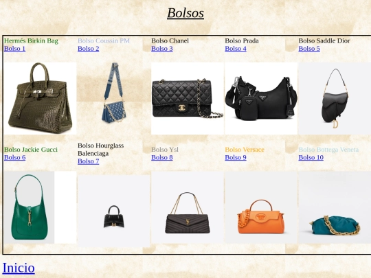 Práctica 11/bolsos screenshot