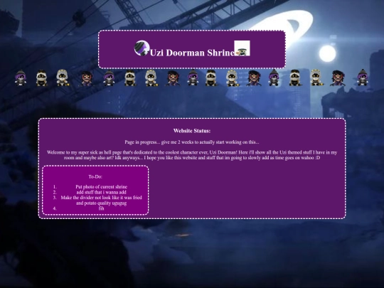 Uzishrine.html/Uzishrine screenshot
