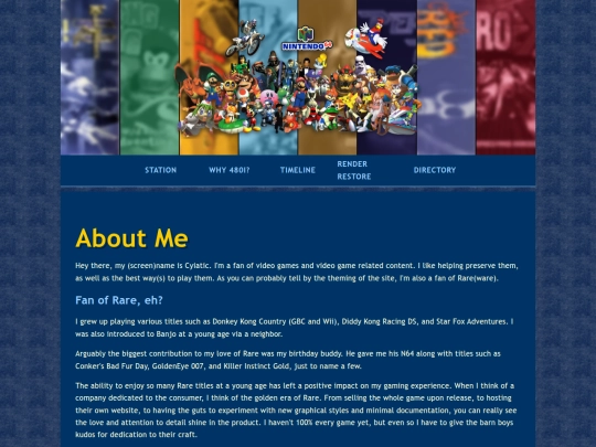 aboutme screenshot