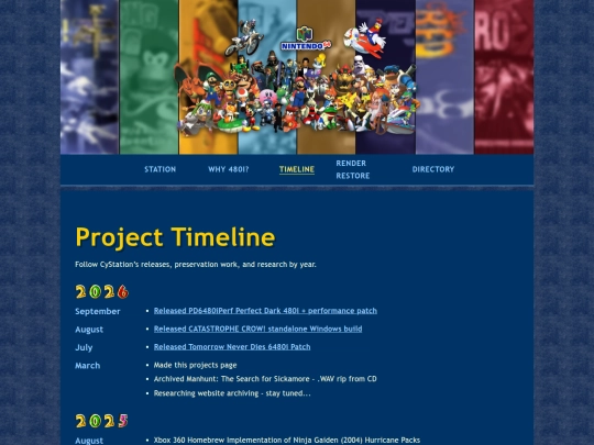 projects screenshot