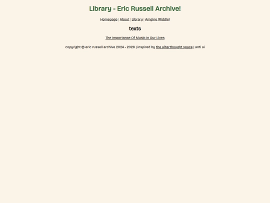 library screenshot