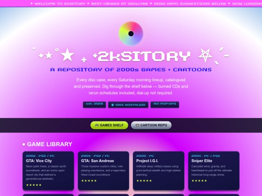 2ksitory screenshot