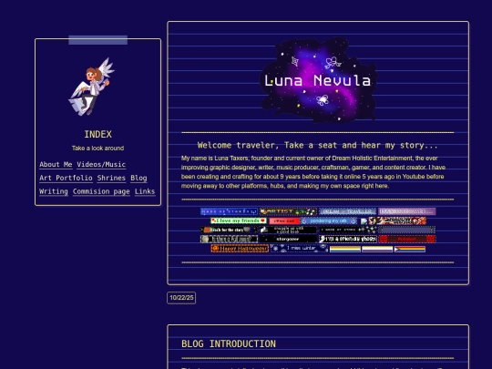 blogpage screenshot