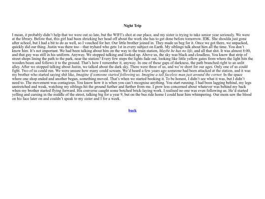 words/prose/nighttrip screenshot