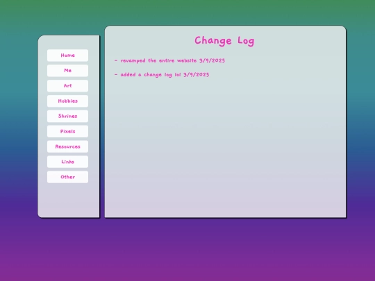 pages/other/changeLog screenshot