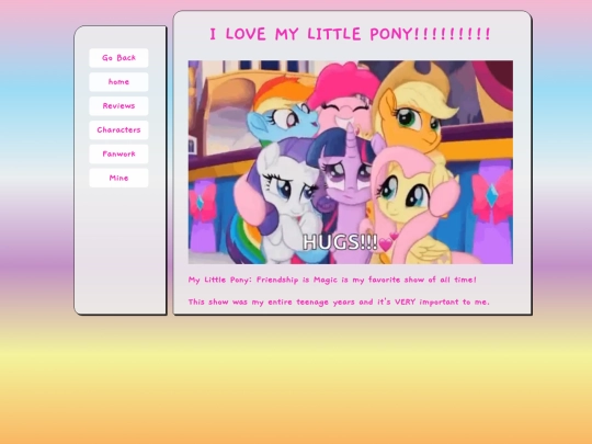 pages/shrines/mlp/mlpHome screenshot