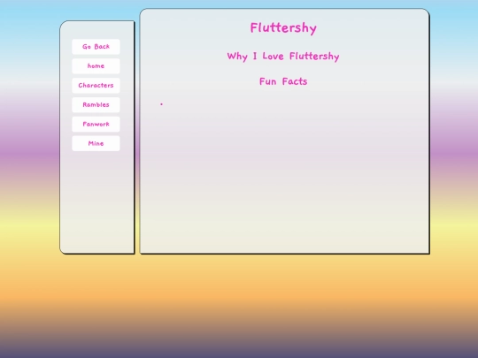 pages/shrines/mlp/pages/mlpCharacters/fluttershy screenshot