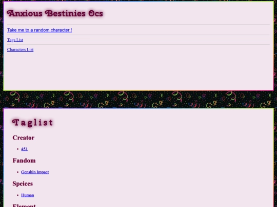 index screenshot