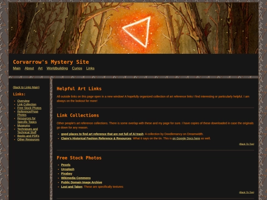 Main/Links/ArtRefs screenshot