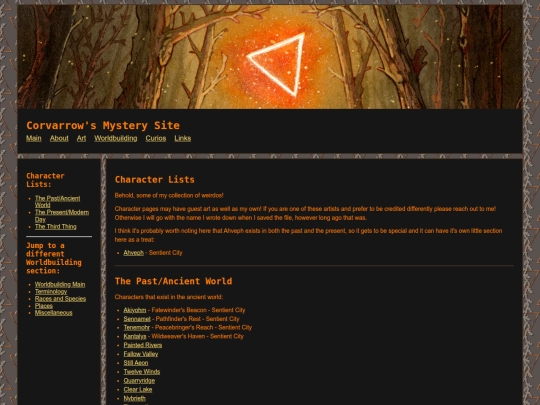 Main/Worldbuilding/Chars screenshot