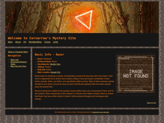 Main/Worldbuilding/Chars/Razor screenshot